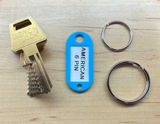 American Padlock A1045 Key Blank Space And Depth Keys 6 Cut picture