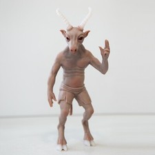 Goatman of Maryland, creepy cute weird cryptid  demon-like creature picture