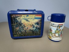 G.I. JOE A Real American Hero LUNCHBOX & THERMOS 1986 Aladdin Hasbro GI Joe picture