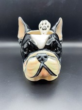 Boston Terrier Head Mug Tea Coffee Chavon Paris With Stir Spoon  picture