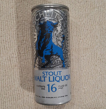 Schlitz Stout Malt Liquor Beer Can 16 fl oz Pull Tab Breweriana Theme picture