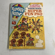 Vintage 1983 Romper Room Circus Super Fun Pad Coloring Book -Playmore picture