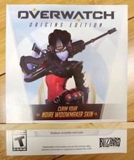 Widowmaker Noire Skin Code Key Legendary Pre-order Bonus PC Card picture