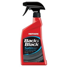Mothers Back to Black Satin Tire Dressing 16 fl oz No Shine Low Sheen Finish picture