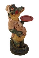 Crocodile Butler Statue 24