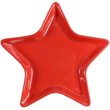 Homer Laughlin Fiesta Scarlet Star Shaped Plate 11854890 picture