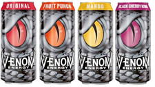 Venom Energy Drink 16 ounce Variations SAMEDAYSHIP picture