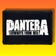 Pantera Cowboys From Hell Morale Patch / Military ARMY Tactical Band Hook 748 picture