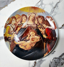 Vista Alegre Festa Natal 1992 Botticelli Madonna Child Collector Plate Portugal picture