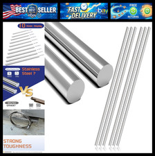 6 Pcs 304 Stainless Steel Round Rods - 5/16