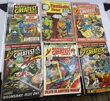 6 Silver age Marvel’s greatest comics the fantastic four 24-39 read description picture