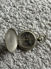 Vtg WW2 US Army Officer's Hunter-Style Longines-Wittnauer Compass Navigation picture