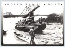 Postcard WWII DUKW Amphibious Vehicle Historical Image picture