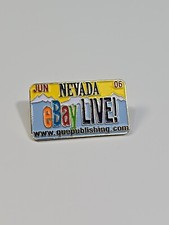 Ebay Live Lapel Pin Nevada June 2006 License Plate picture