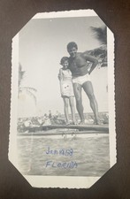 Vintage 1958 Photo Miami Beach Fontainebleau Pool Jewish Lifeguard Star of David picture