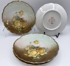 RARE ANTIQUE PORTLAND OREGON ROSE CITY FESTIVAL SOUVENIR GERMANY PLATES 4-pc picture