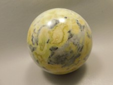 Devalite Stone Sphere Serpentine & Augite 3.25 inch Rock Arizona #O2 picture