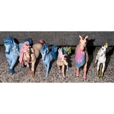 Schleich Bayala Unicorn Horse Lot 6 Fantasy Retired Glitter Rainbow Figures picture