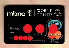 MBNA AMERICA BANK World Points ( 2005 ) Credit Card ( $0 - EXPIRED ) picture