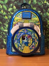 -NEW & IN HAND- Loungefly Disney Princess Stained Glass Snow White picture