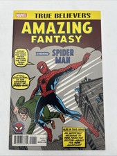 TRUE BELIEVERS AMAZING FANTASY #15 NEW UNREAD MEGA KEY REPRINT 1ST SPIDER-MAN picture