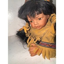 Cathay Collection vintage Native American porcelain Doll picture