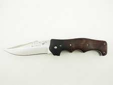 CRKT The Natural Wood Handle Folding Pocket Knife Silver Blade 3.5