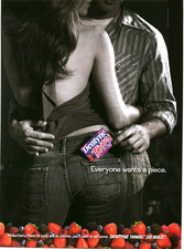 2005 Dentyne Tango Chewing Gum Print Ad Everyone Wants a Piece Mixed Berry Art picture