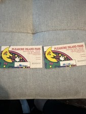 Disney World Florida Pleasure Island Passes Lot Of (2) 1995 Vintage picture