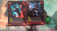 V Streetkid B005a & B005b - Cyberpunk TCG Beta - Welcome to Night City NM/M picture