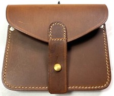 WWI FRENCH M1905/15 LEBEL RIFLE LEATHER AMMO POUCH-BROWN picture