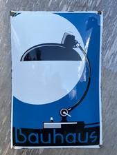 Bauhaus porcelain sign advertising vintage 24
