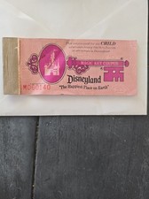 1974 Disneyland Child Magic Key ticket coupon book booklet Disney old 1970's picture