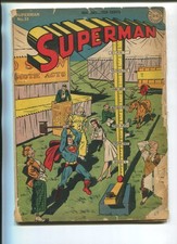 SUPERMAN #31 GOOD- V1 DC 1944 CLASSIC GOLDEN AGE SUPERMAN & LEX LUTHOR WOW picture