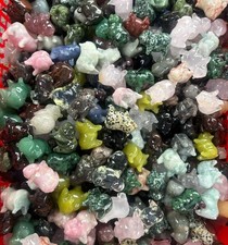 10pcs Mix Natural Quartz Crystal Carved Crystal Pig Skull Wholesale decor Gift picture