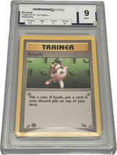 Pokemon Recycle Trainer Fossil FO 61 1st Edition Mint 9  picture