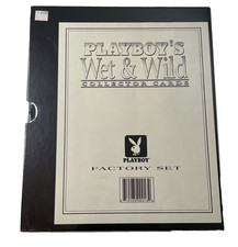 Playboy Wet & Wild Collectors Cards - NIB Vintage Factory Sealed Box Set picture