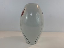 Vintage Zeni Pottery Porcelain Vase with Floral Decorations picture