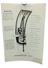 1943 WWII USS Devilfish Submarine Blueprint Cramp Shipbuilding Drawing SS-292 picture