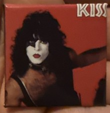 Kiss Paul Stanley Pin Licensed 80s 90s 1.5 x 1.5 COMBINE SHIP picture