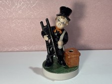 Vintage Cortendorf Germany Chimney Sweep Figurine Ceramic Bud Vase Handarbeit K picture