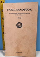 1932 Farm Handbook Compendium of Useful Info Full Indexed. picture