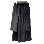 COMME des GARCONS Long Wool Skirt Black Size M Excellent  (Ages 14+) picture