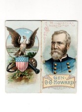 1889 N78 Dukes Histories of Generals, A Short History of Gen. O. O. Howard # 24 picture