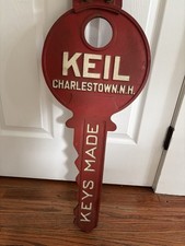 Vintage Antique 1960’s Keil Locksmith Key Advertising Sign  picture
