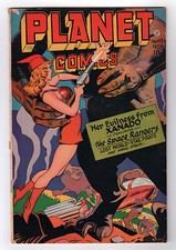 Fiction House 1946 PLANET COMICS No. 45 VG+ 4.5 GGA Star Pirate, Futura, Mysta picture