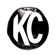 KC HiLiTES 5100 6 Inch Round Light Covers Set of 2 Black Soft Vinyl Protection picture