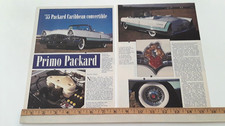 1955 PACKARD CARIBBEAN CONVERTIBLE - ORIGINAL 1995 ARTICLE picture