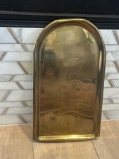 19c ANTIQUE RUSSIAN BRASS SAMOVAR TRAY 15.75” X 8.75” picture