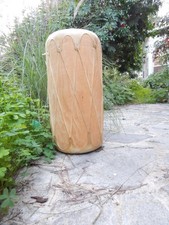 TALL TAOS PUEBLO INDIAN END TABLE SIZED DRUM - CLEAN AND NICE - End Table Size  picture